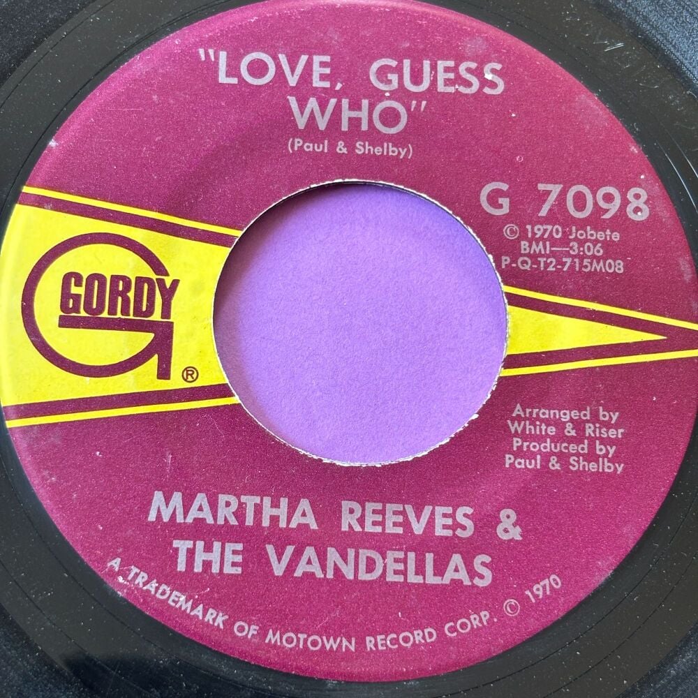 Martha Reeves-Love guess who-Gordy E+