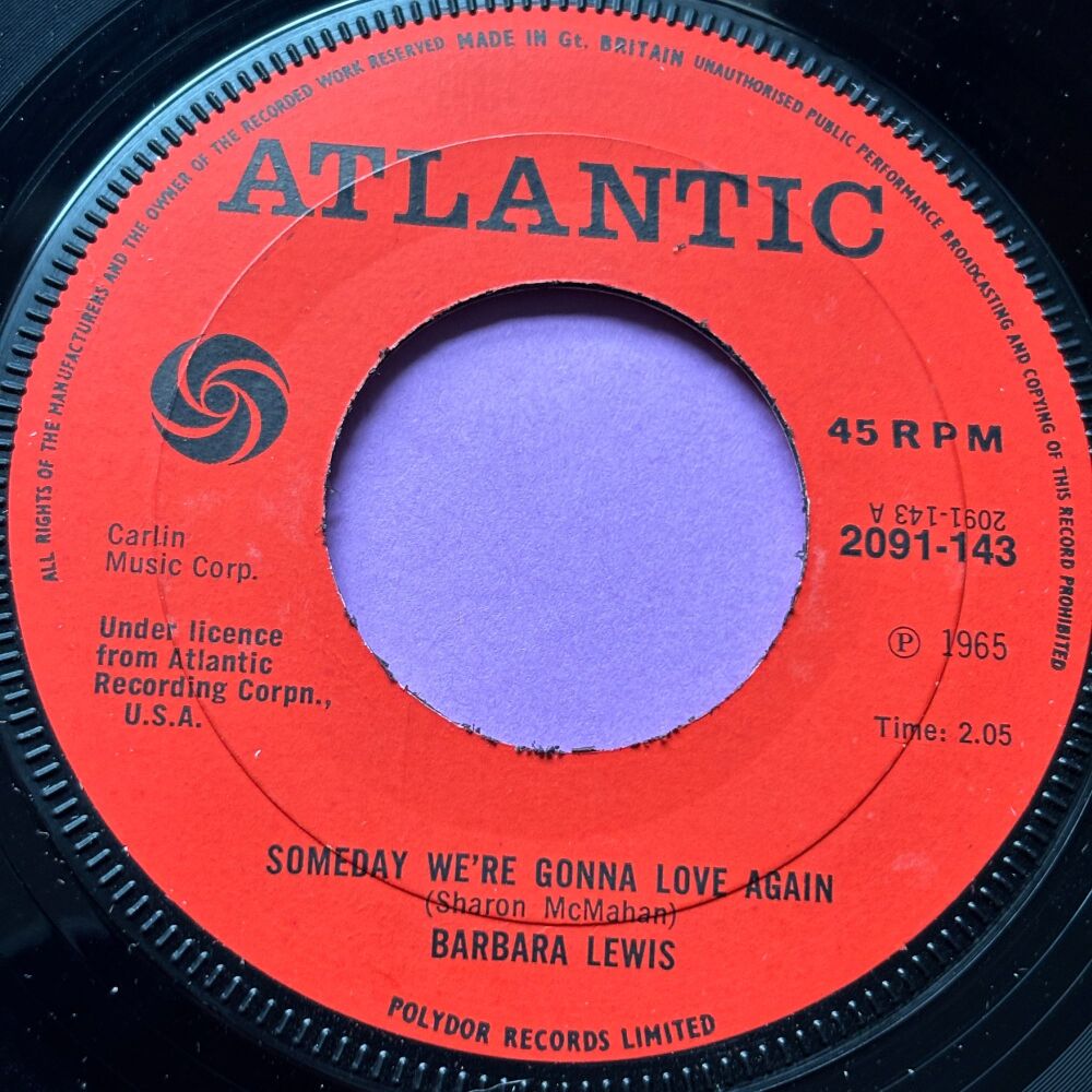Barbara Lewis-Someday we're gonna love again-UK Atlantic E+