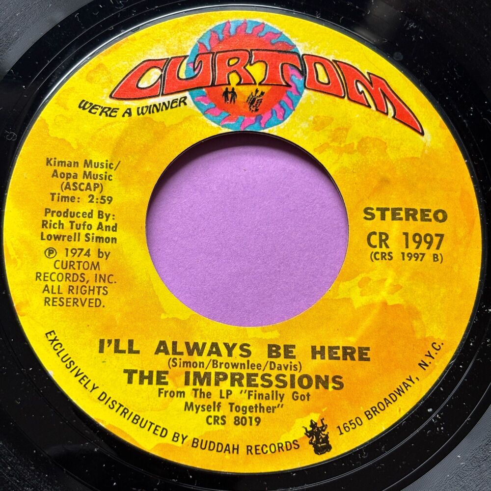 Impressions-I'll always be here-Curtom M-