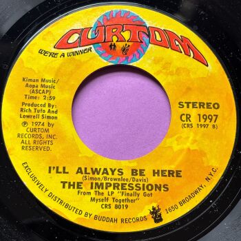 Impressions-I'll always be here-Curtom M-