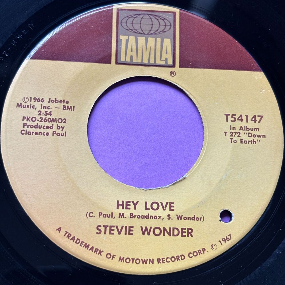 Stevie Wonder-Hey love-Tamla E+
