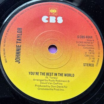 Johnnie Taylor-You're the best in the world-UK CBS E+