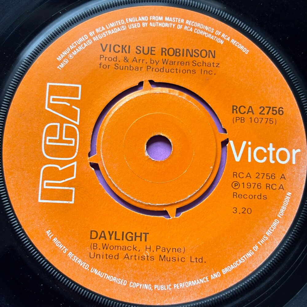 Vicki Sue Robinson-Daylight-UK RCA E+