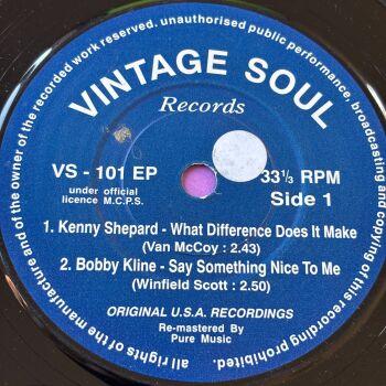 Various Artists-Vintage soul 4 Track EP- vg+