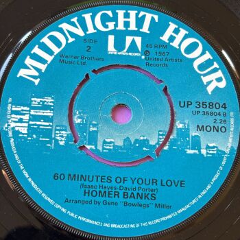 Homer Banks-Hooked by love/ 60 Minutes of your love-Midnight Hour E+