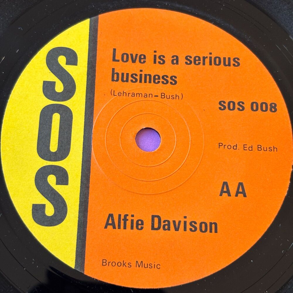 Alfie Davidson-Love is a serious business-SOS R M-