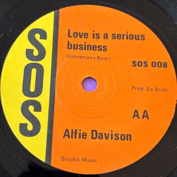 Alfie Davidson-Love is a serious business-SOS R M-