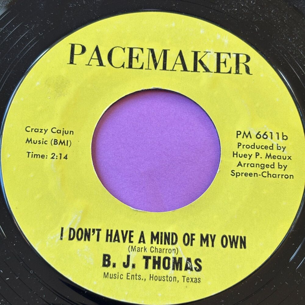 B.J Thomas-I don't have a mind of my own-Pacemaker R E+