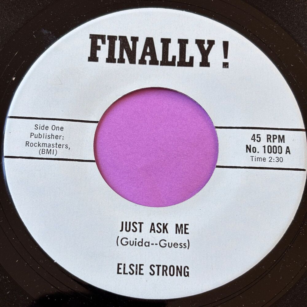 Elsie Strong-Just ask me-Finally! R E+