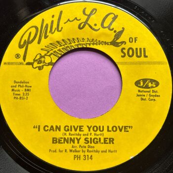 Benny Sigler-I can give you love-Phila of soul R E+