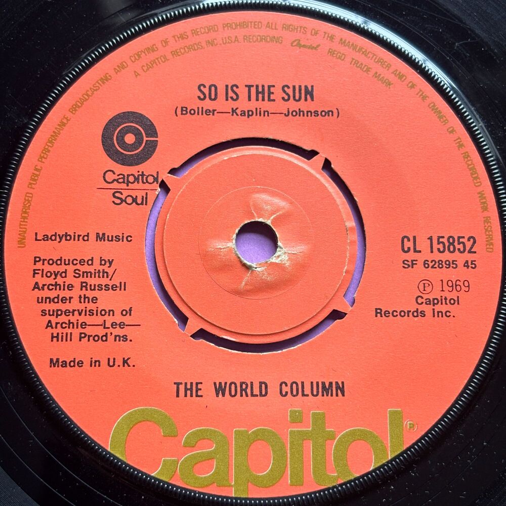 World Column-So is the sun-Capitol R E