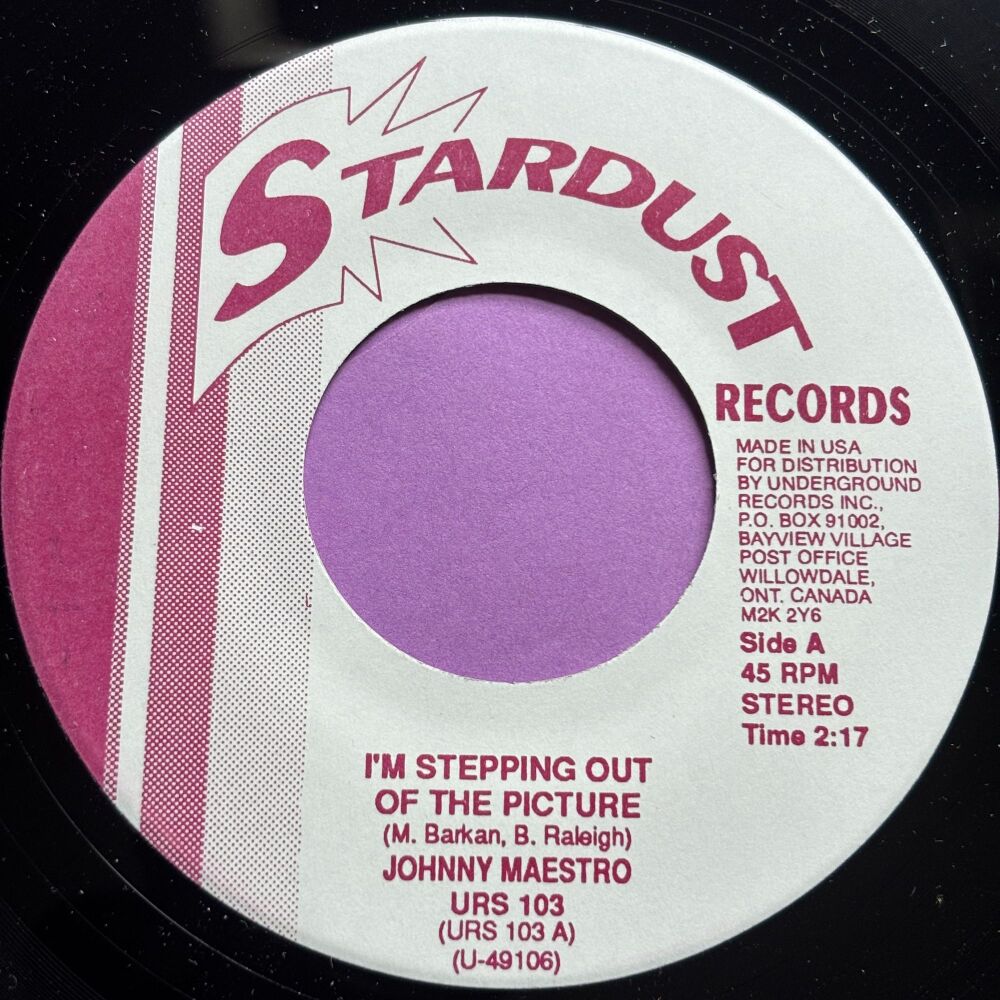 Johnny Maestro-I'm stepping out of the picture-Stardust M-