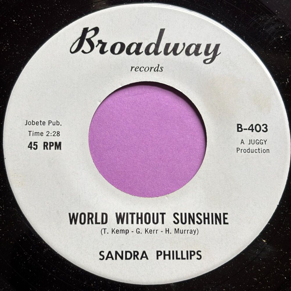 Sandra Phillips-World without sunshine-Broadway R M-