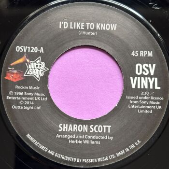 Sharon Scott-I'd like to know-RCA Outta Sight M-