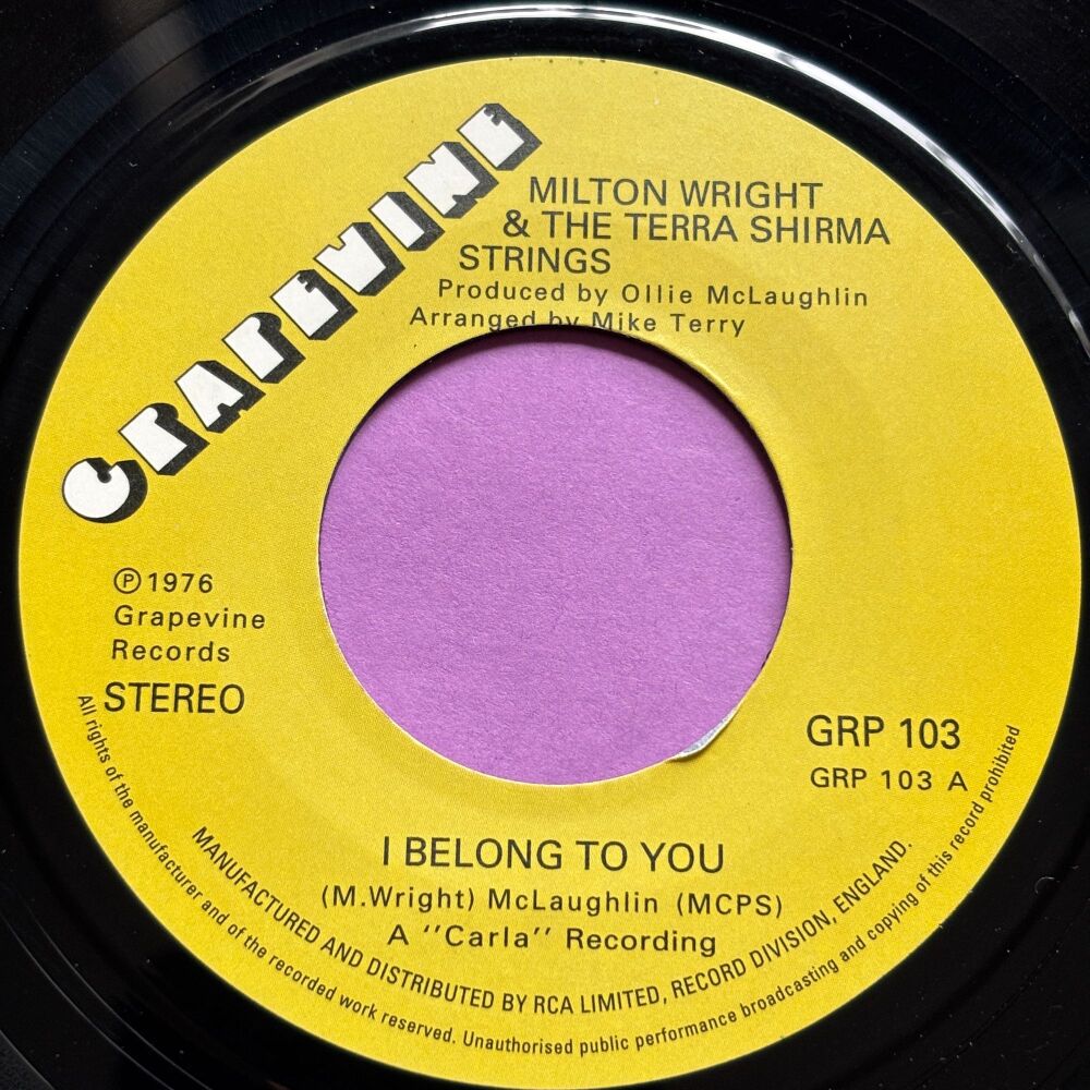 Milton Wright-I belong to you-Grapevine R E+