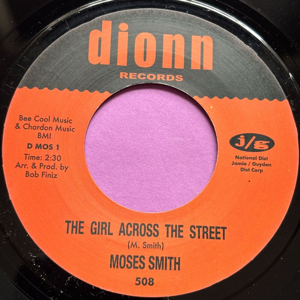 Moses Smith-Girl across the street/ Try my love-Dionn R E+