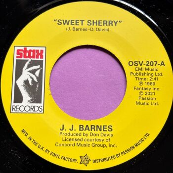 J.J Barnes-Sweet sherry-Stax R E+