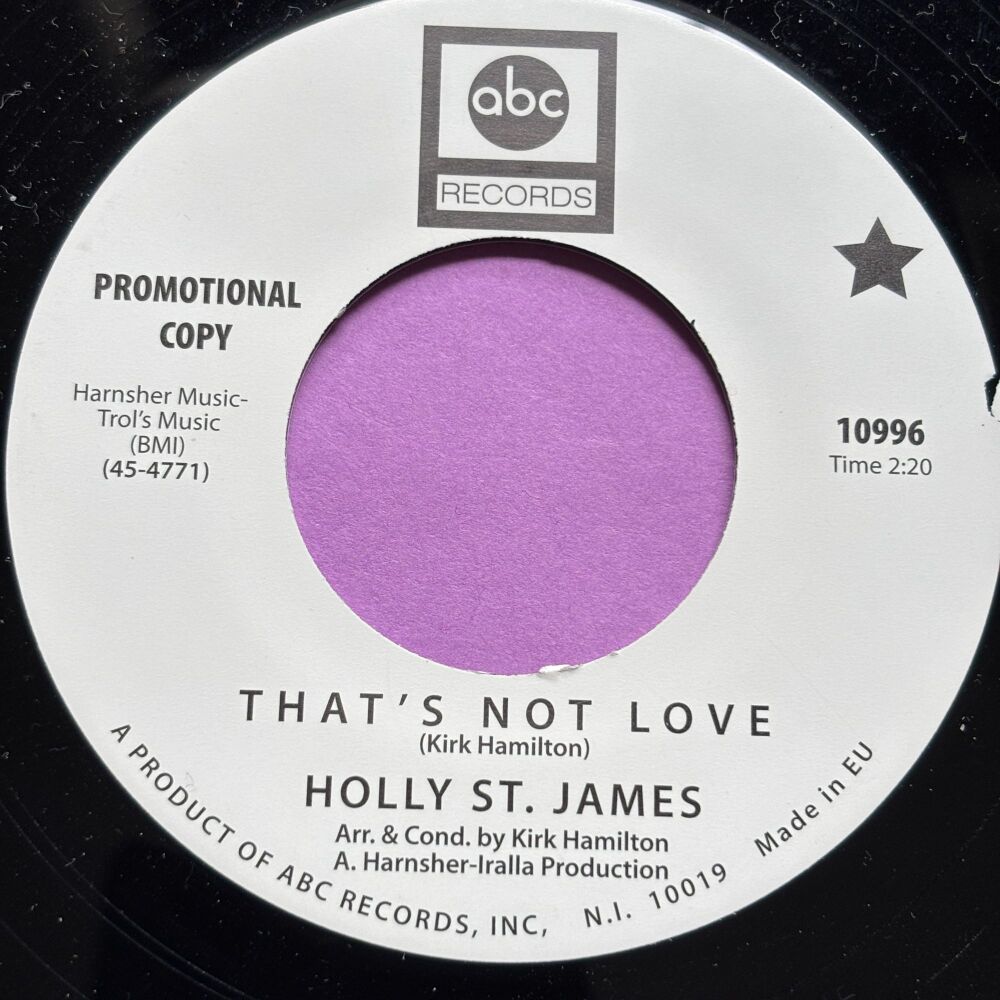 Holly St. James-That's not love-ABC R E+