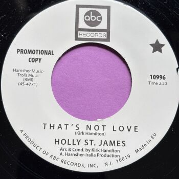 Holly St. James-That's not love-ABC R E+