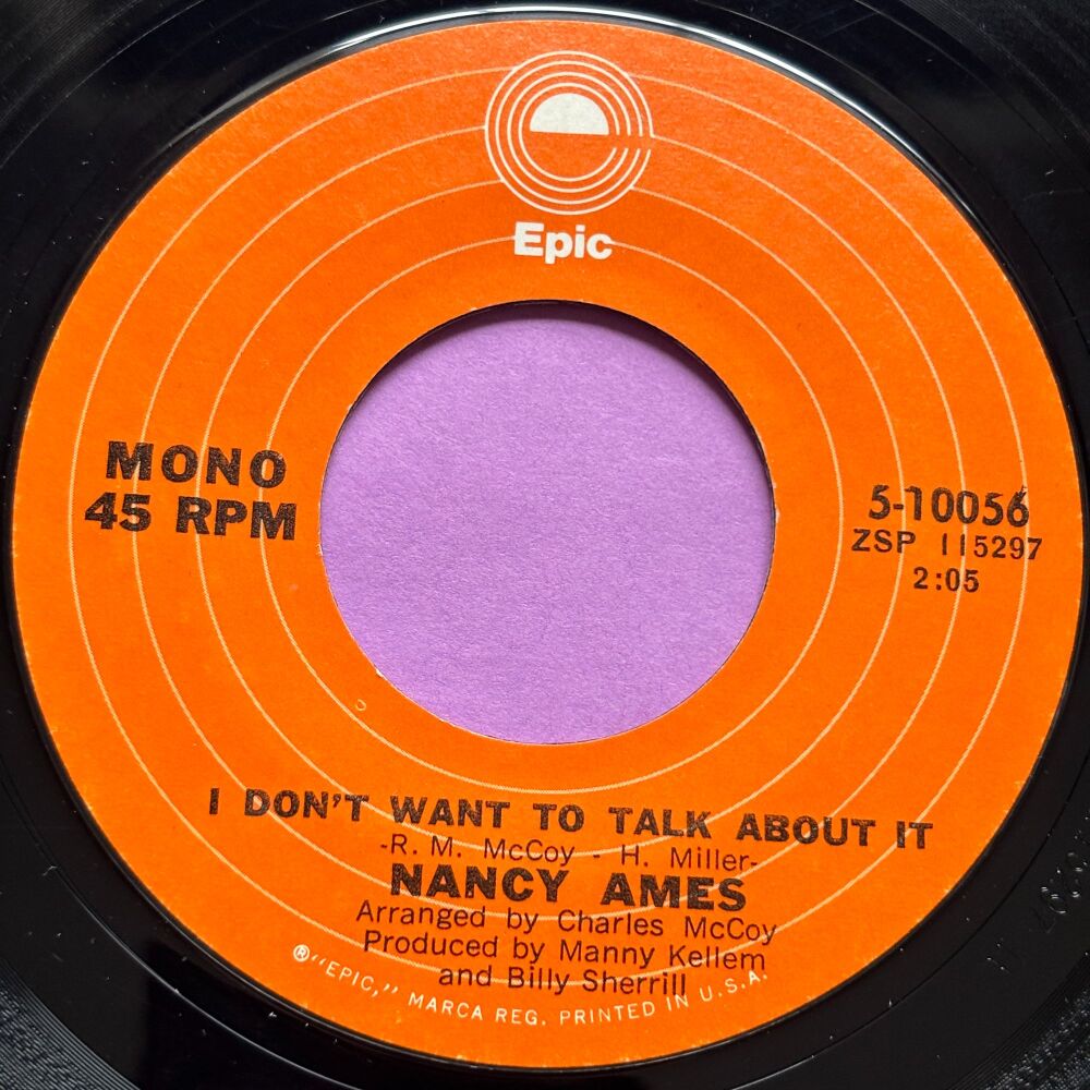 Nancy Ames-I don't want to talk about it-Epic R E+