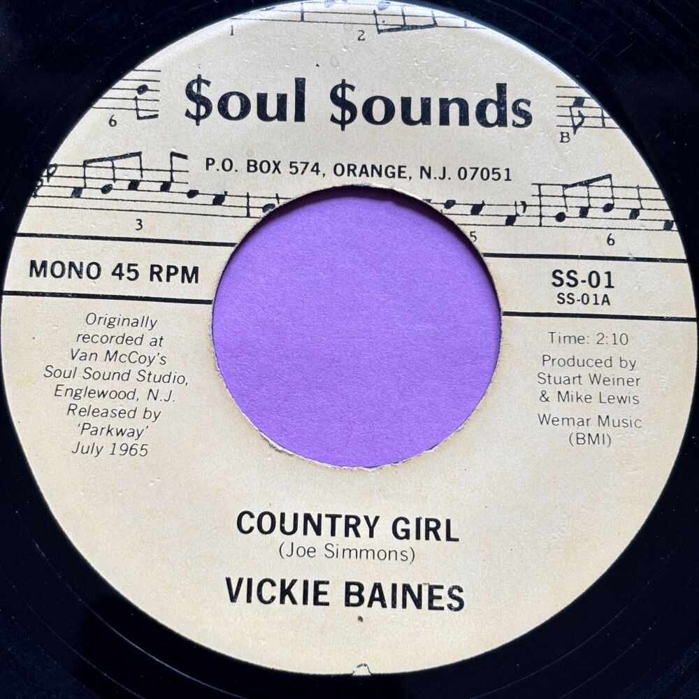 Vickie Baines-Country girl-Soul Sounds R E+