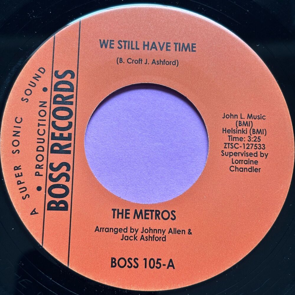 Metros-We still have time/ Push a little bit harder-Boss M-