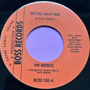 Metros-We still have time/ Push a little bit harder-Boss M-