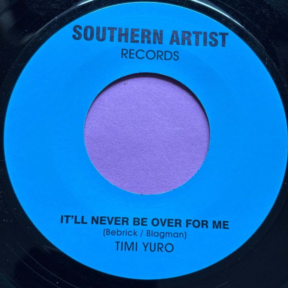 Timi Yuro-It'll never be over for me-Southern Artist R E+