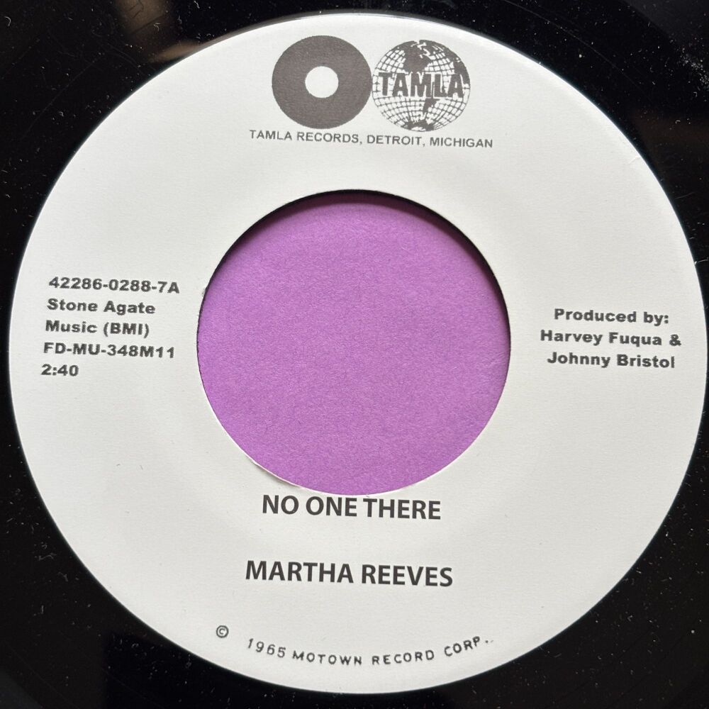 Martha Reeves-No one there-Tamla R E+