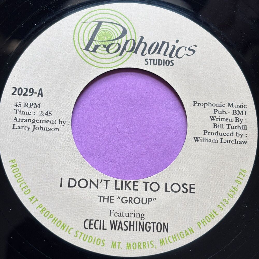 Cecil Washington-I don't like to lose-Prophonics R M-