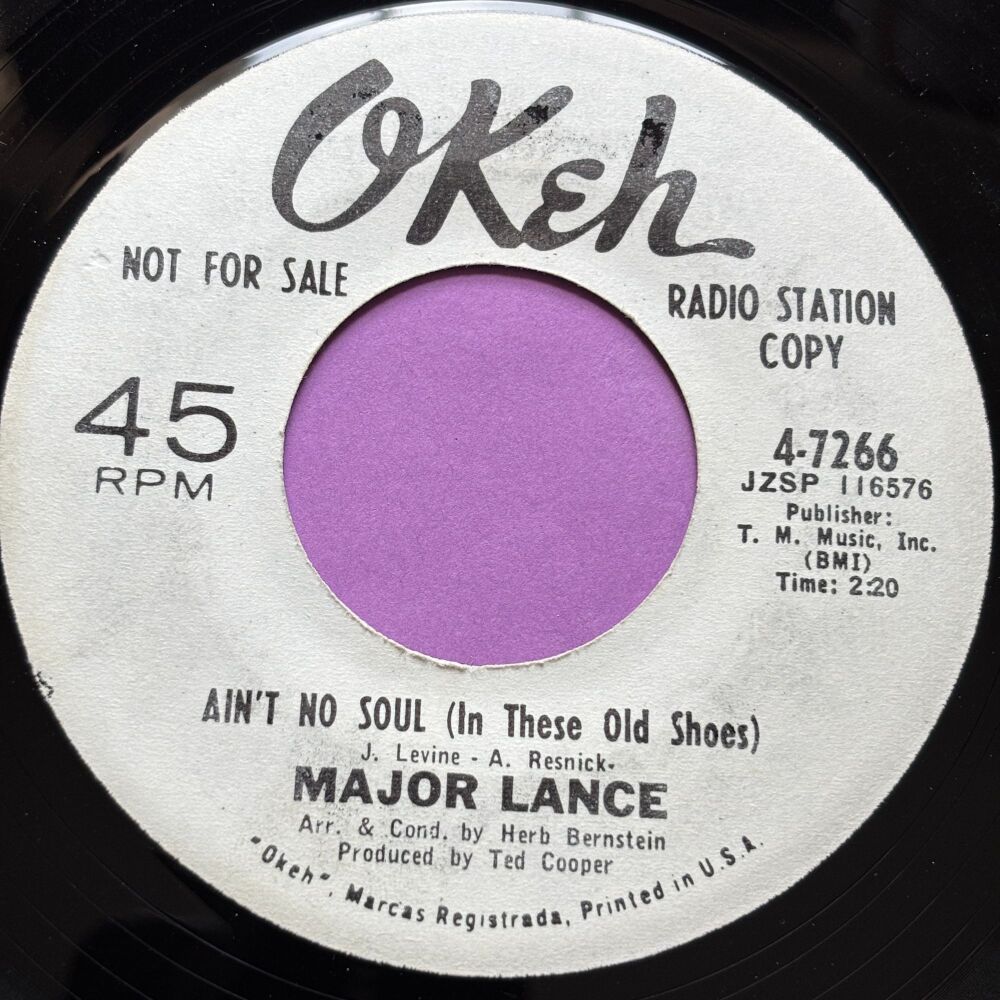 Major Lance-Ain't no soul-Okeh R E+