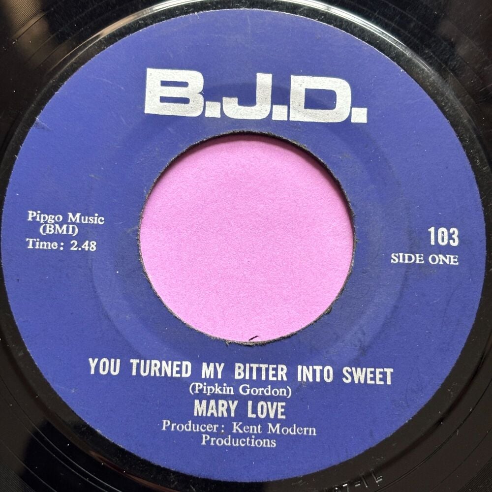 Mary Love-You turned my bitter into sweet-BJD R E