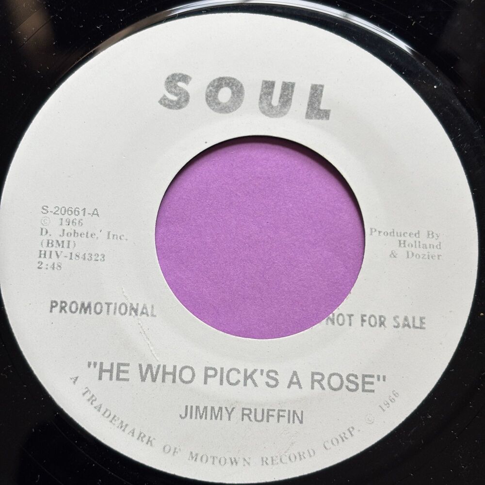 Jimmy Ruffin-He who picks a rose-Soul R E+