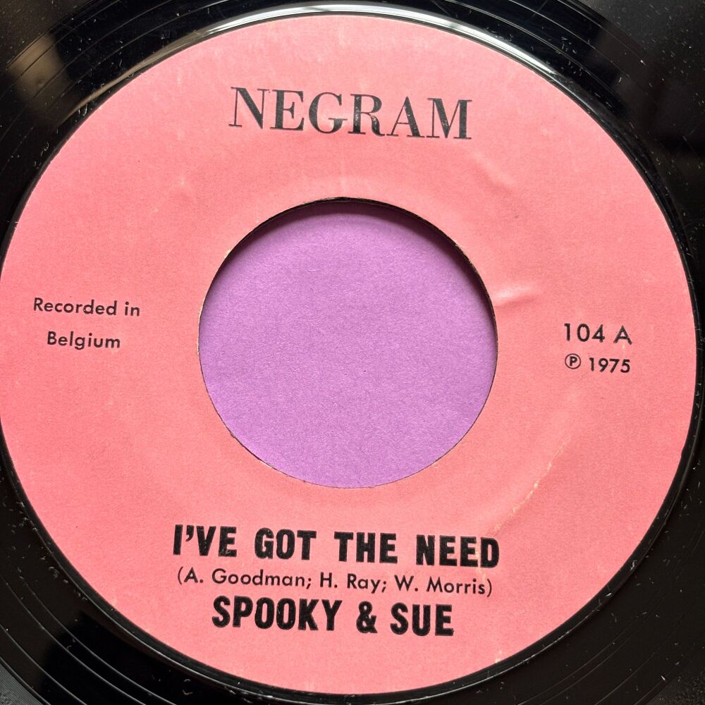 Spooky & Sue-I've got the need-Negram R E+