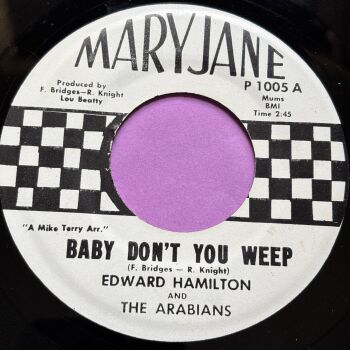 Edward Hamilton-Baby don't you weep-Mary Jane R E+