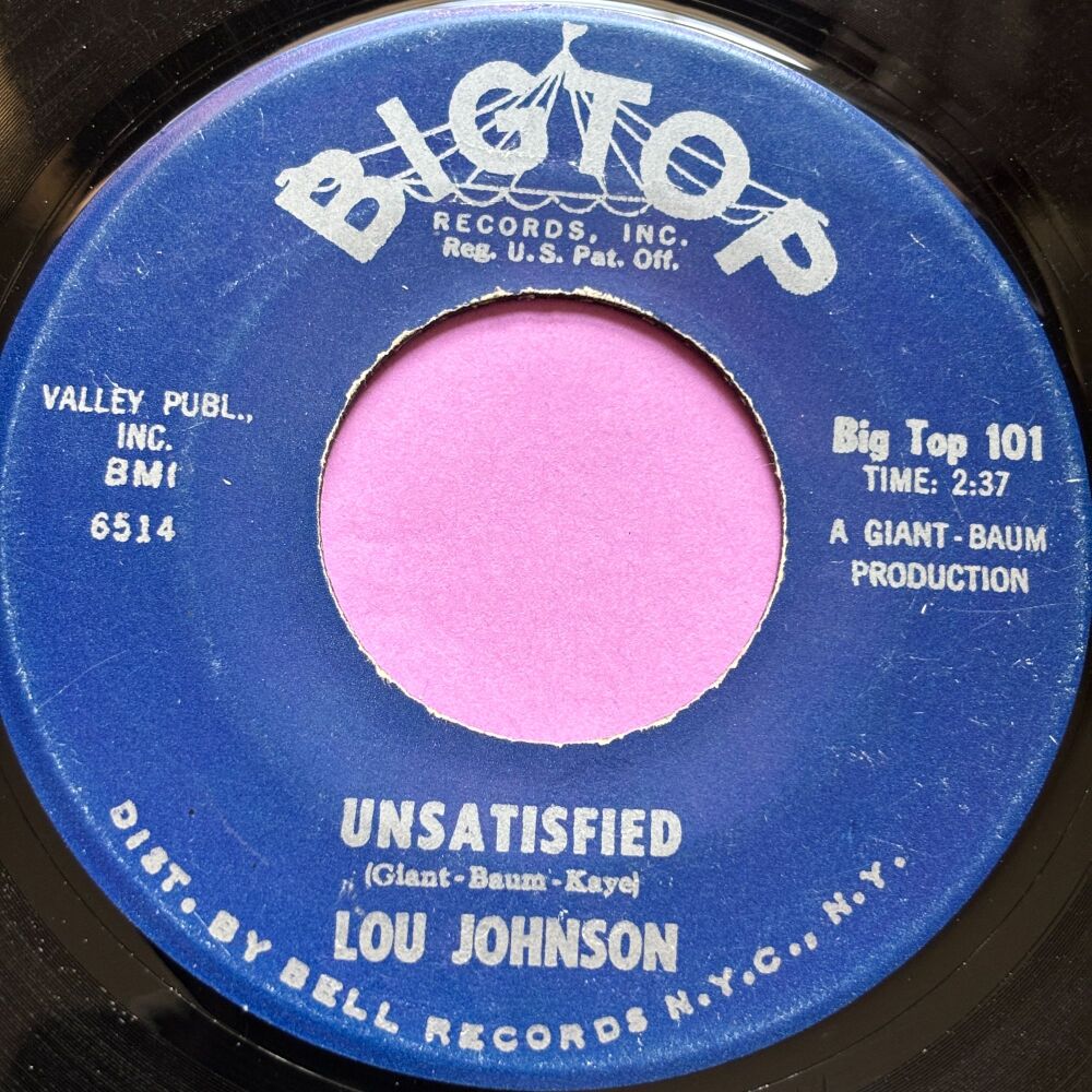 Lou Johnson-Unsatisfied-Big Top R E