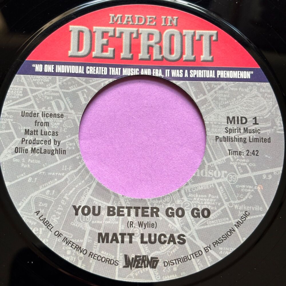 Matt Lucas-You better go go-Detroit R E+