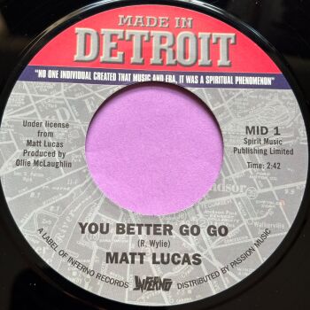 Matt Lucas-You better go go-Detroit R E+