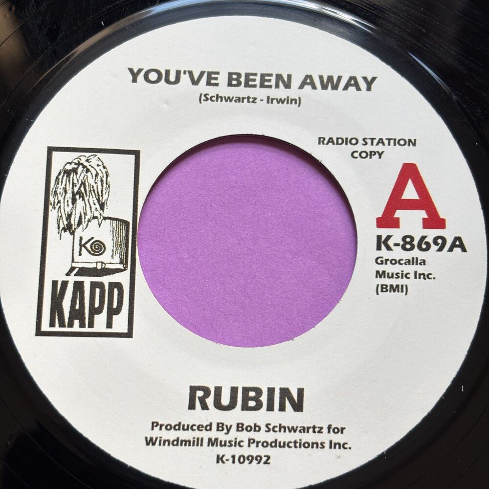 Rubin-You've been away/ September Jones-I'm coming home-Kapp R E+