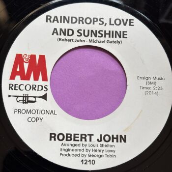 Robert John-Raindrops love and sunshine-A&M R E