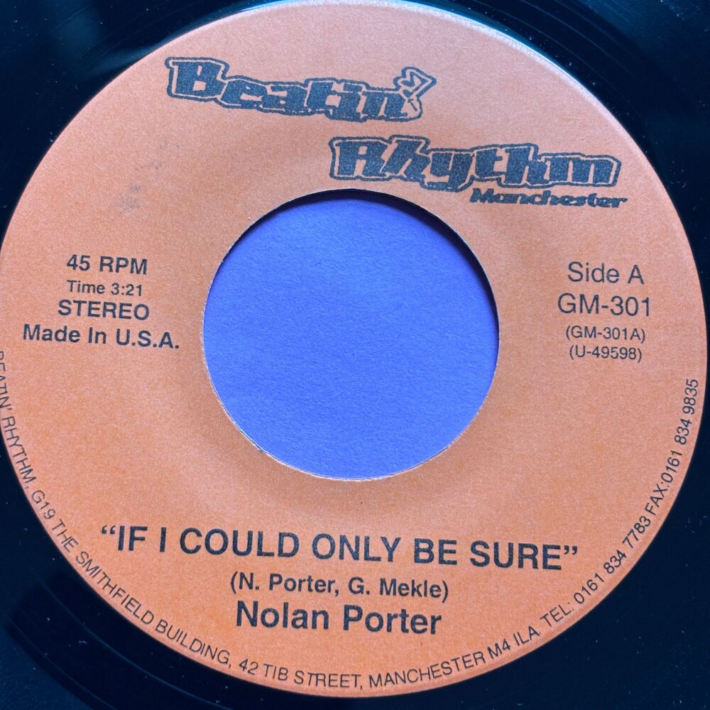 Nolan Porter-If I could only be sure-Beatin Rhythm R E+