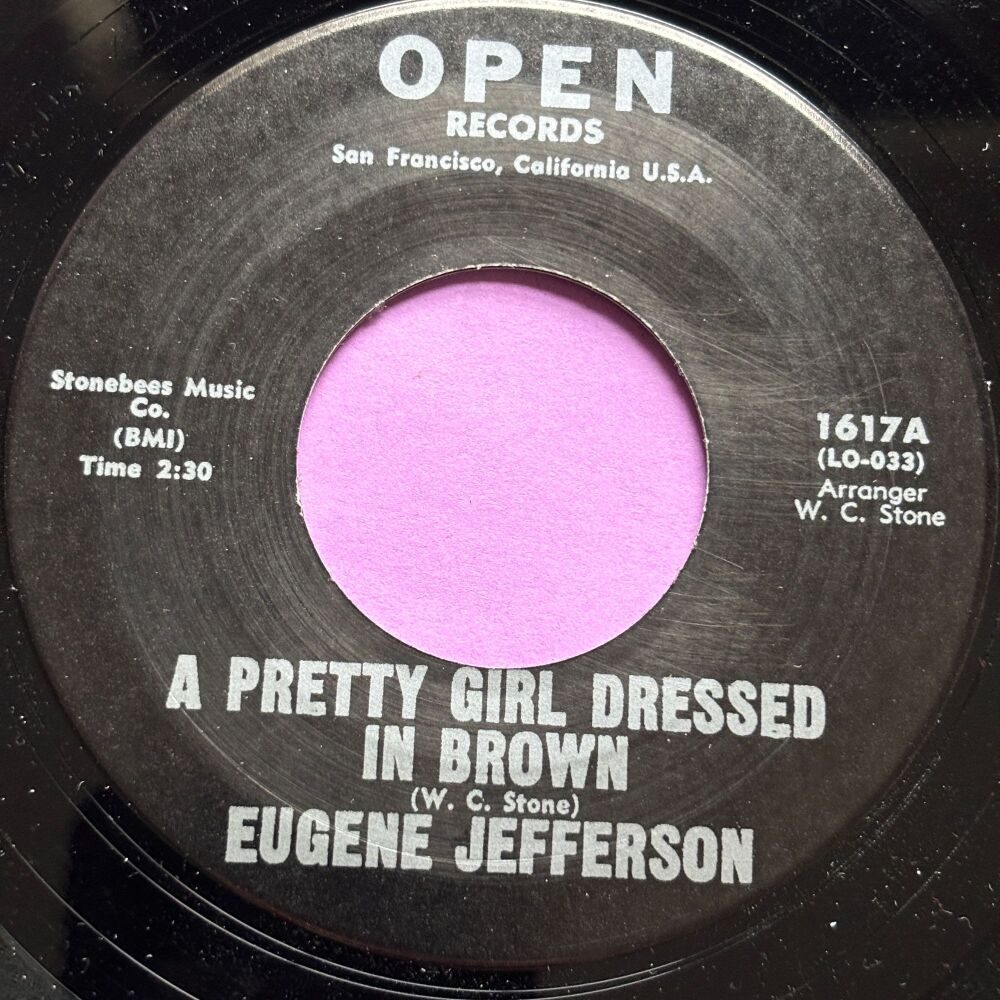 Eugene Jefferson-A pretty girl dressed in brown-Open R E+