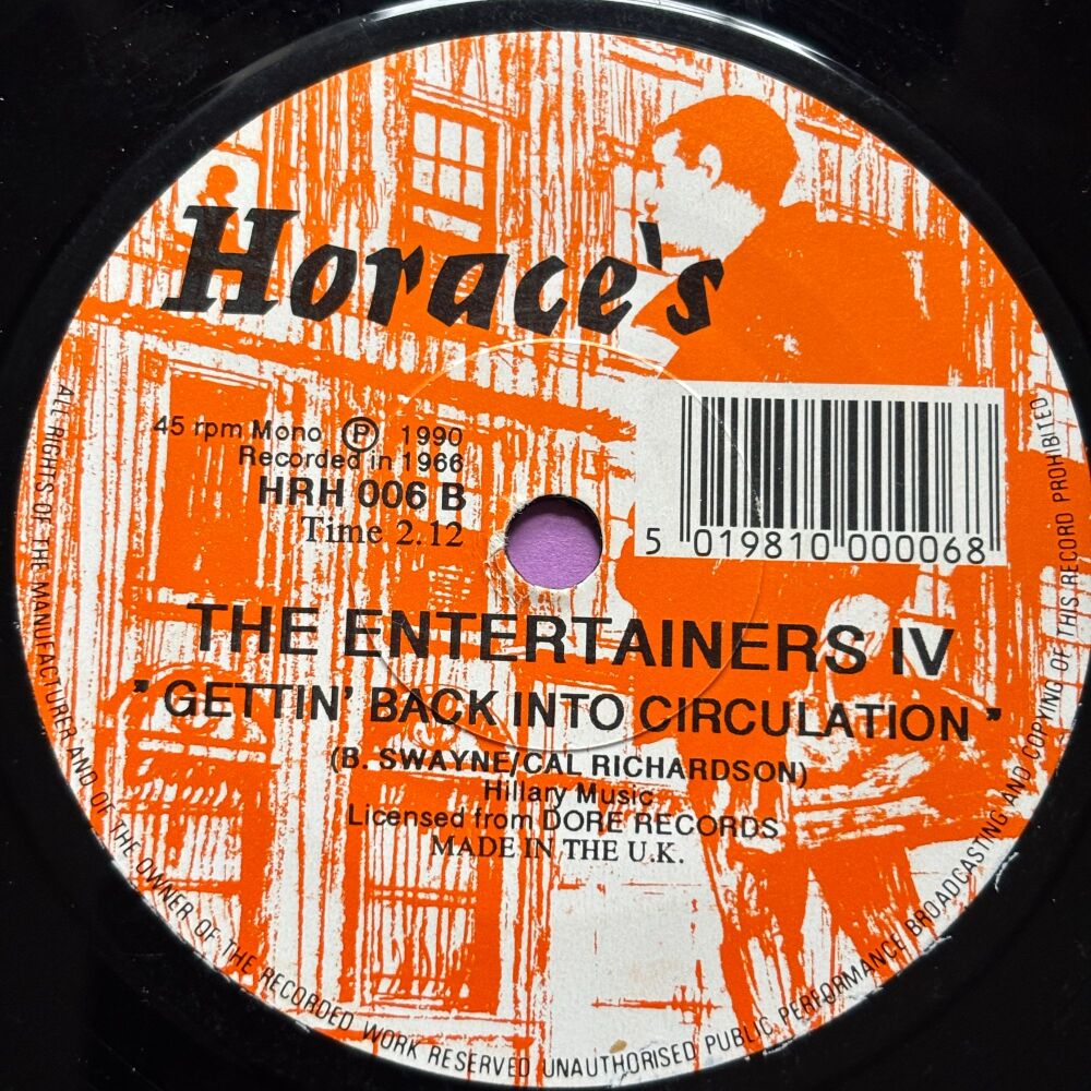 Entertainers iv-Gettin' back into circulation-Horace's E+