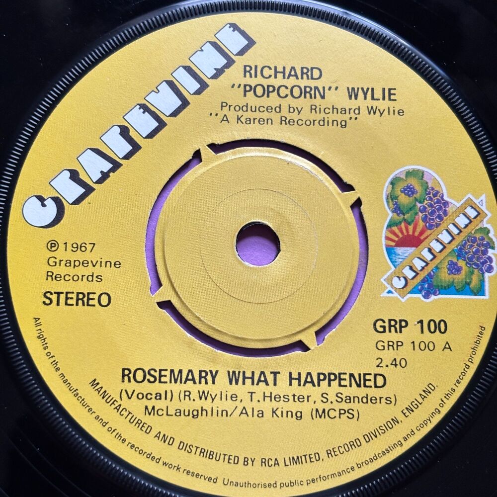 Richard Popcorn Wylie-Rosemary-Grapevine E+