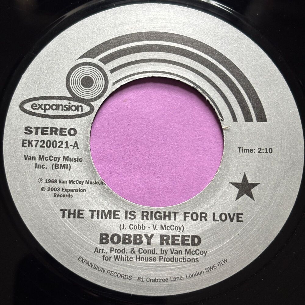 Bobby Reed-The time is right for love-Bell (Expansion) E+