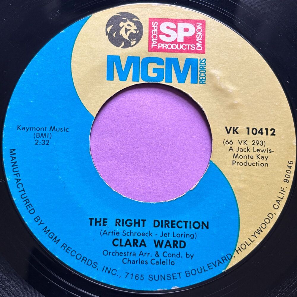 Clara Ward-The right direction-MGM SP E+