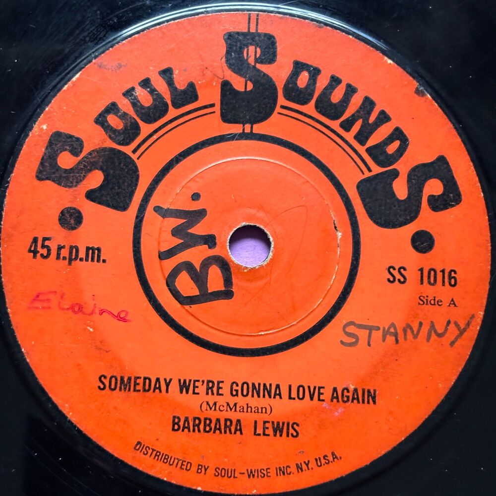 Barbara Lewis-Someday we're gonna love again-Soul Sounds R vg+