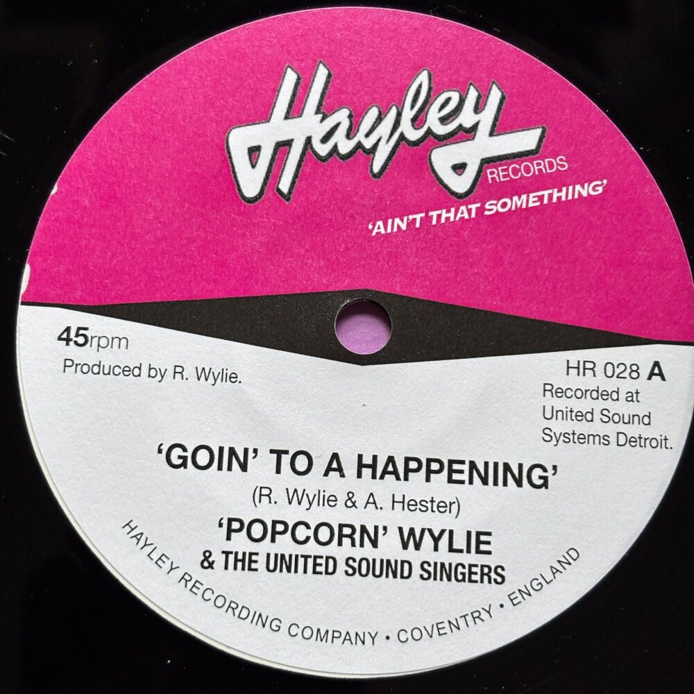 Popcorn Wylie-Goin' to a happening/ A sweet understanding-Hayley M-