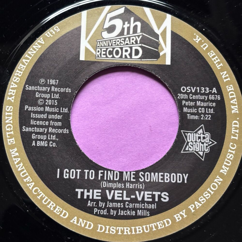 Vel-Vets-I got to find me somebody-Outta Sight M-