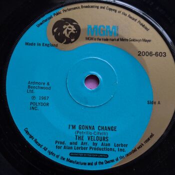 Velours-I'm gonna change-UK MGM E